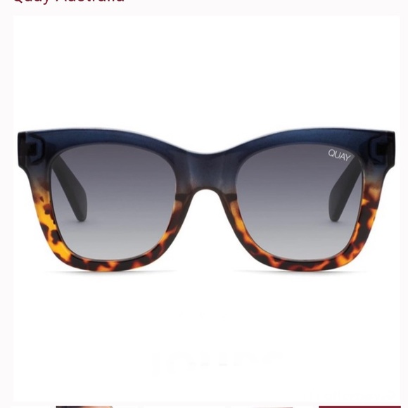 NWT Quay AFTER HOURS in sold out NAVY TORTOISE/SMOKE colorway w/ Gradient lenses - Picture 6 of 9